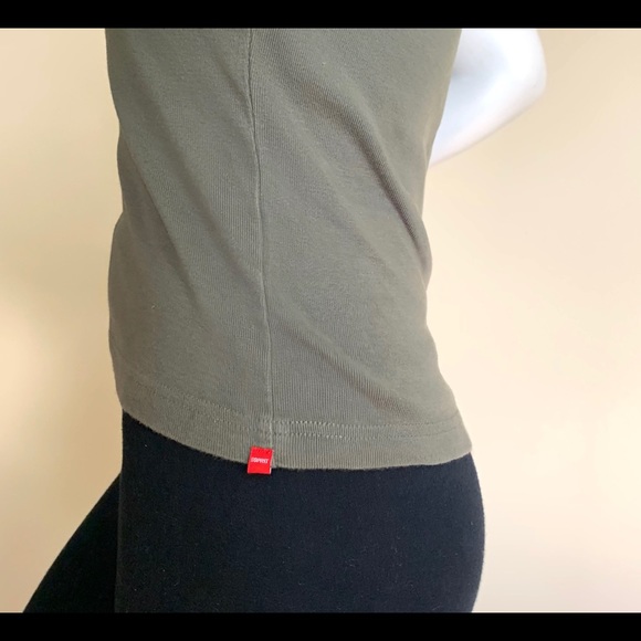 2/$20 Esprit Military Green Halter Top - Picture 5 of 13